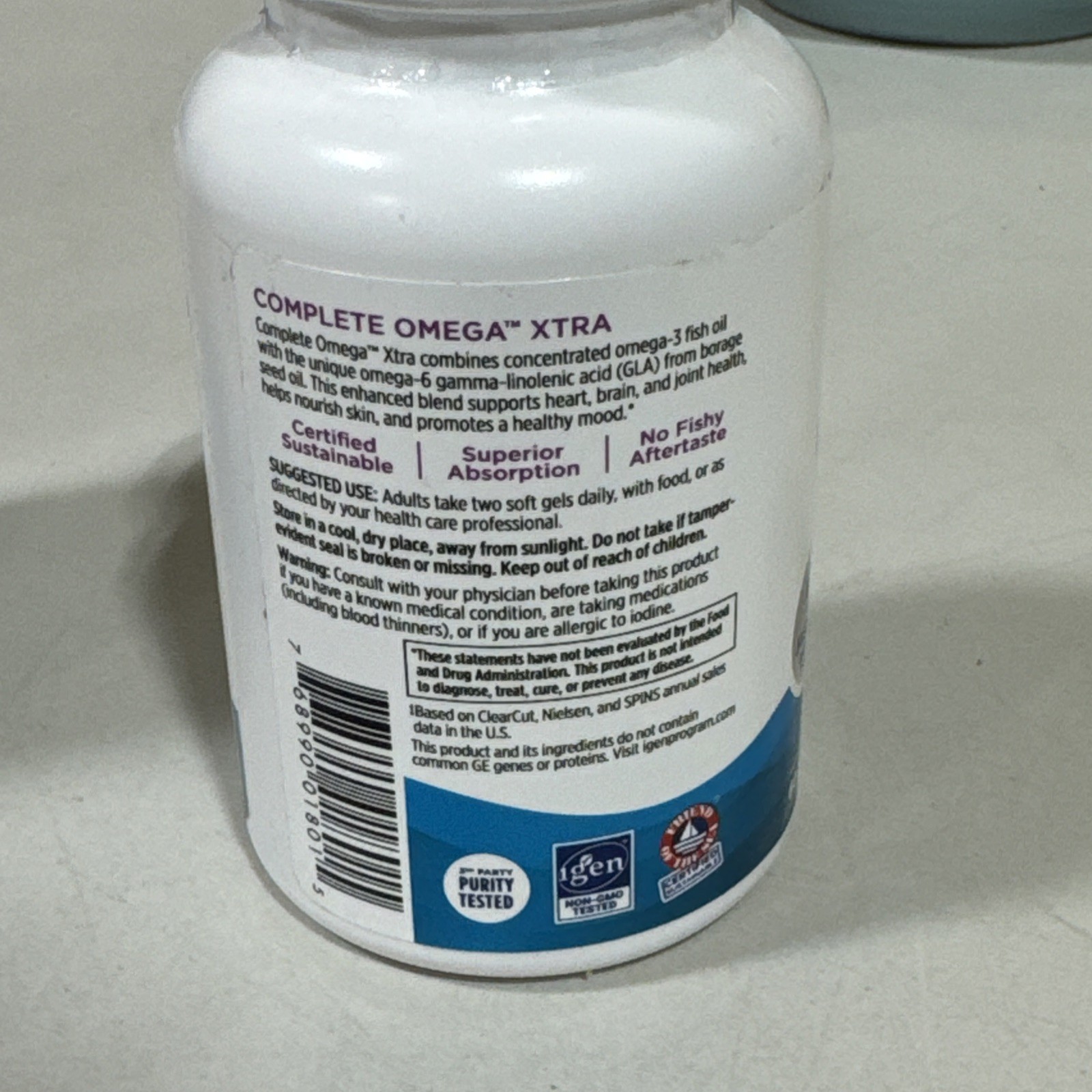 60 Gels Complete Omega D3 Heart Immune Bone Skin & Mood Support B3 R2