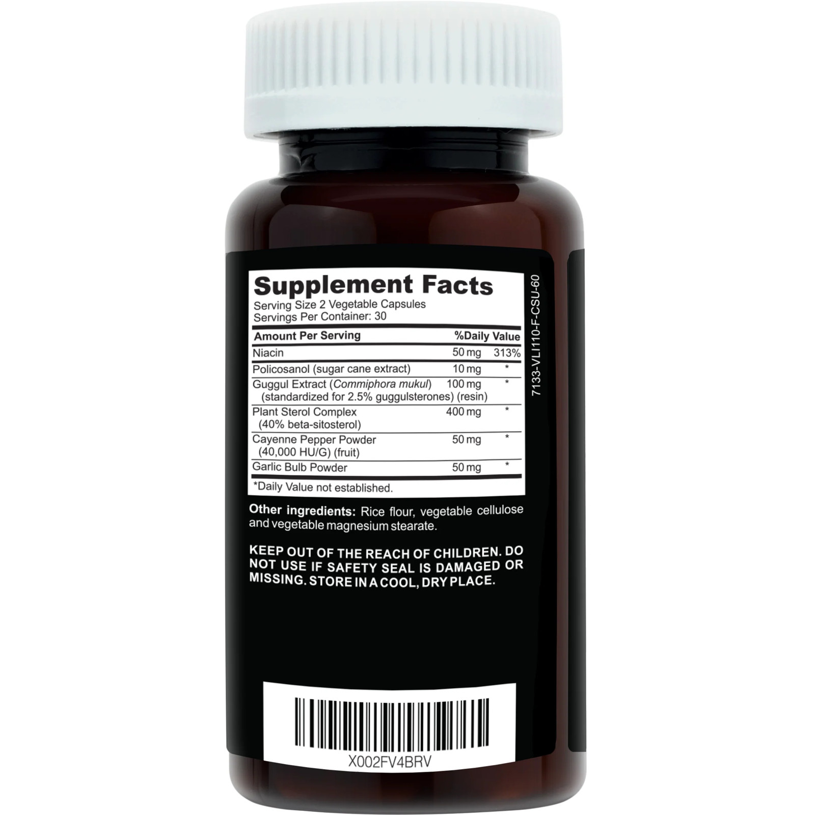 CLINICAL DAILY Cholesterol Care High Blood Pressure, Vegan Capsules