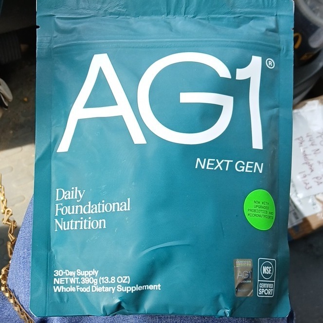 AG1 Next Gen Whole Food Nutrition Powder 30-Day 390g Non-GMO Gluten-Free