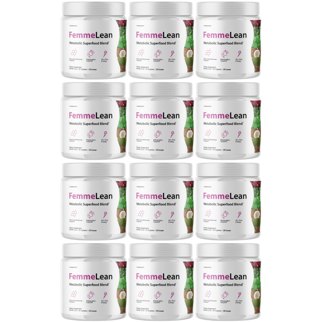 FemmeLean Powder Supplement Weight Management – 12 Tubs