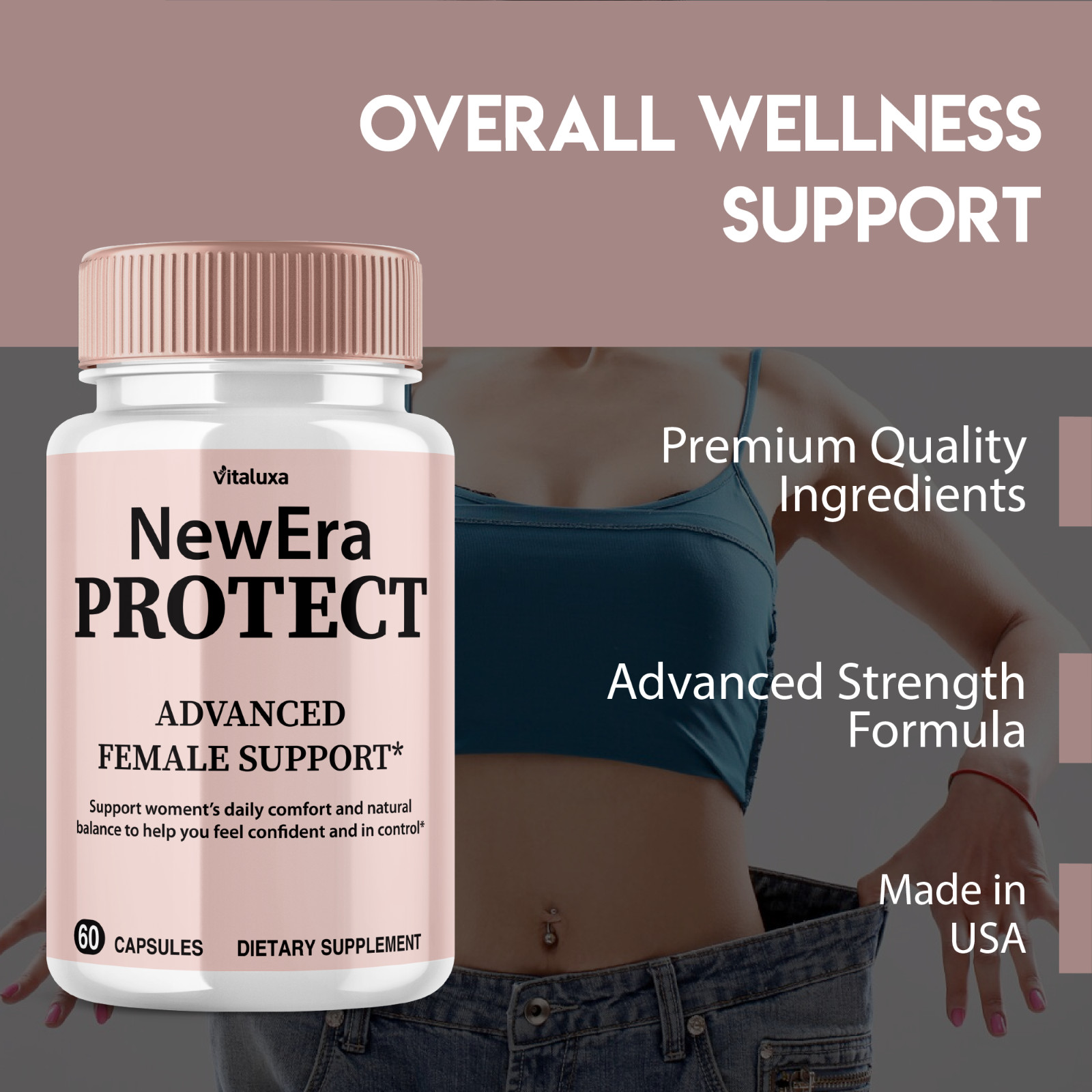 (3 Pack) New Era Protect Capsules, Protect Female Support Pills (180 Capsules)