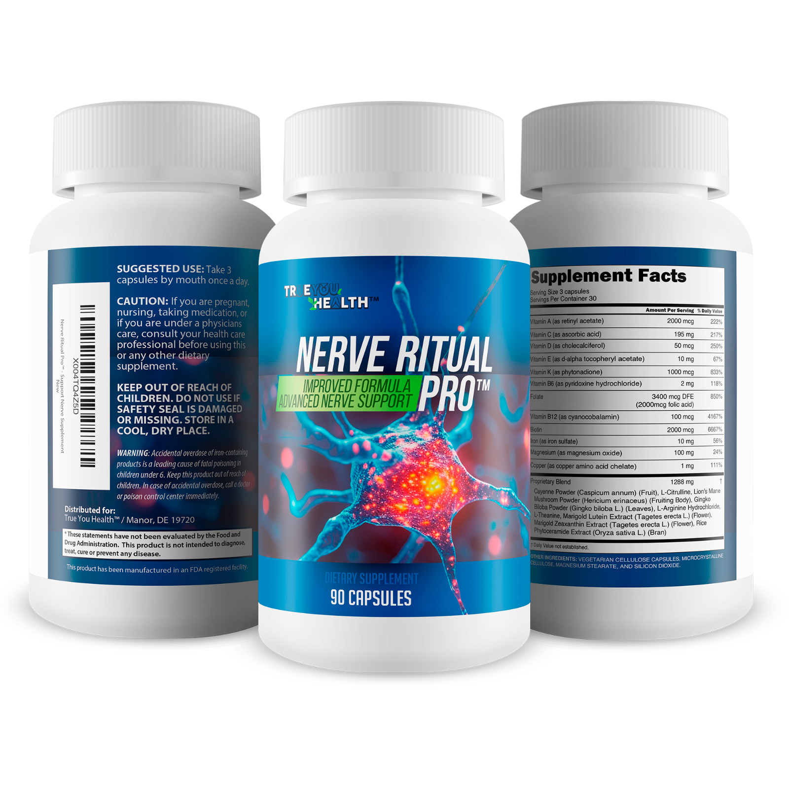 Nerve Ritual Pro – Memory Nerve Support – Our Best Nerve Brain & Memory Support