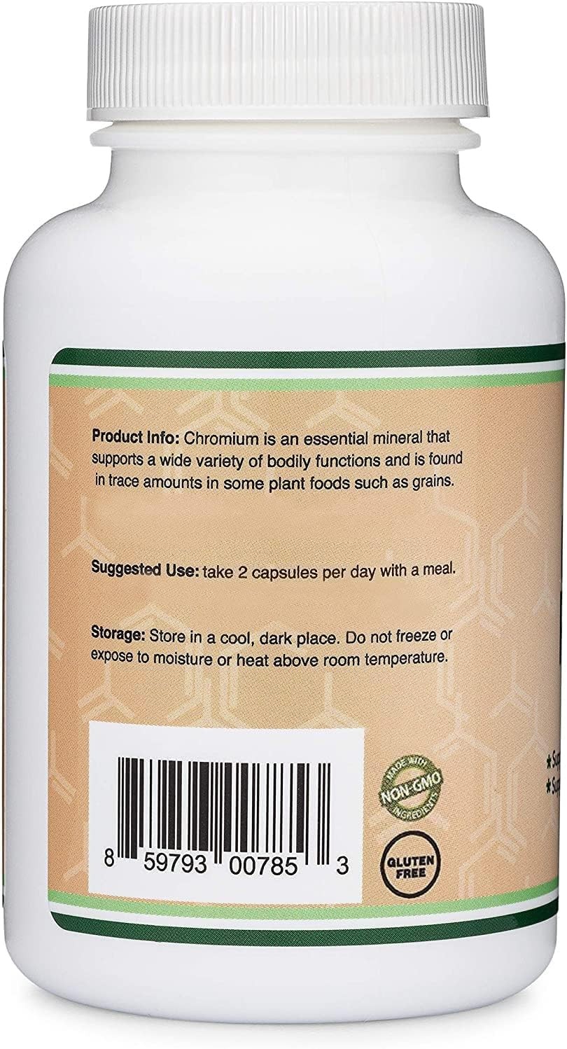 Chromium Picolinate 1000mcg for Healthy 300 Count (Pack of 1), No Color