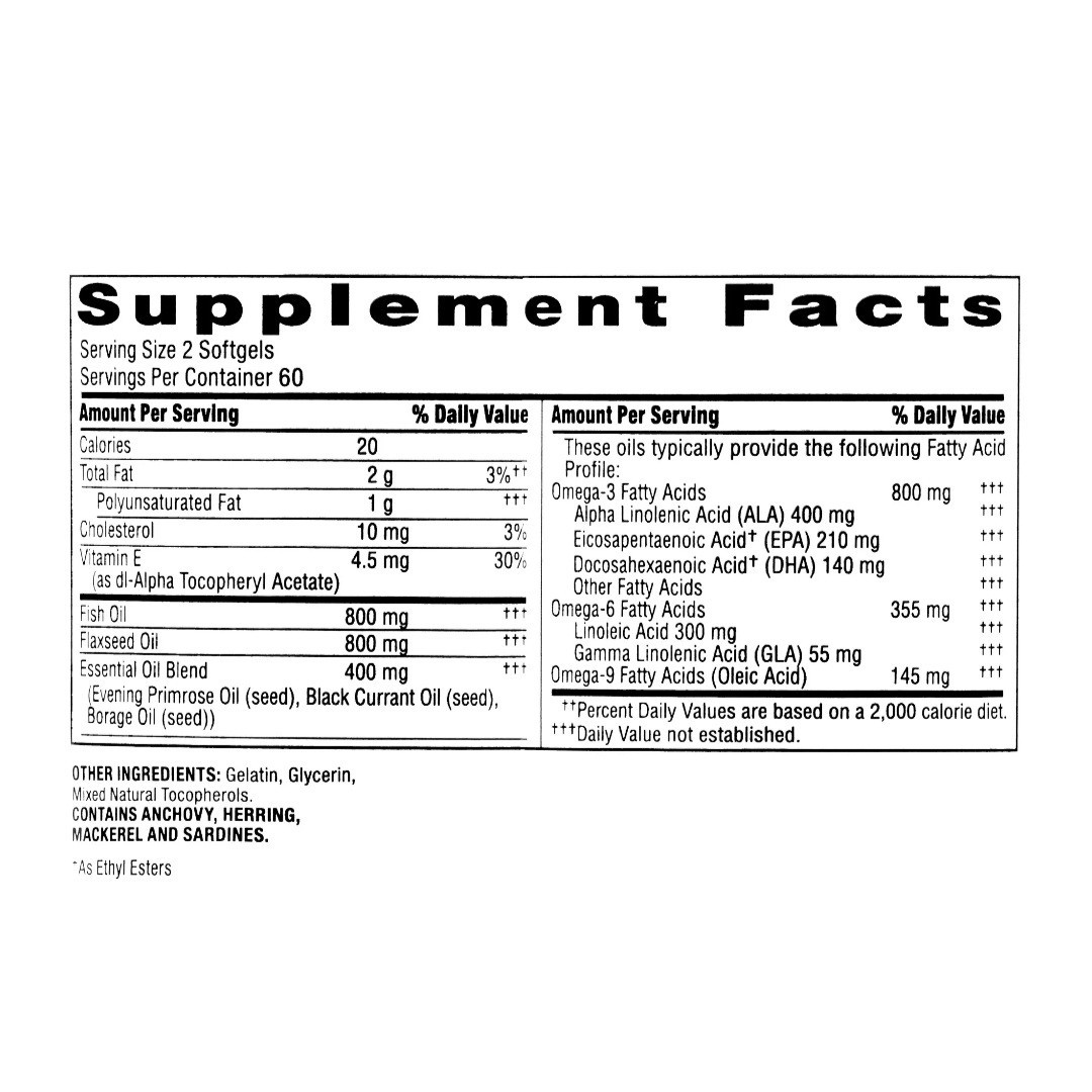 Spring Valley Omega 3, 6 , 9. Heart Health Exp 02/2028