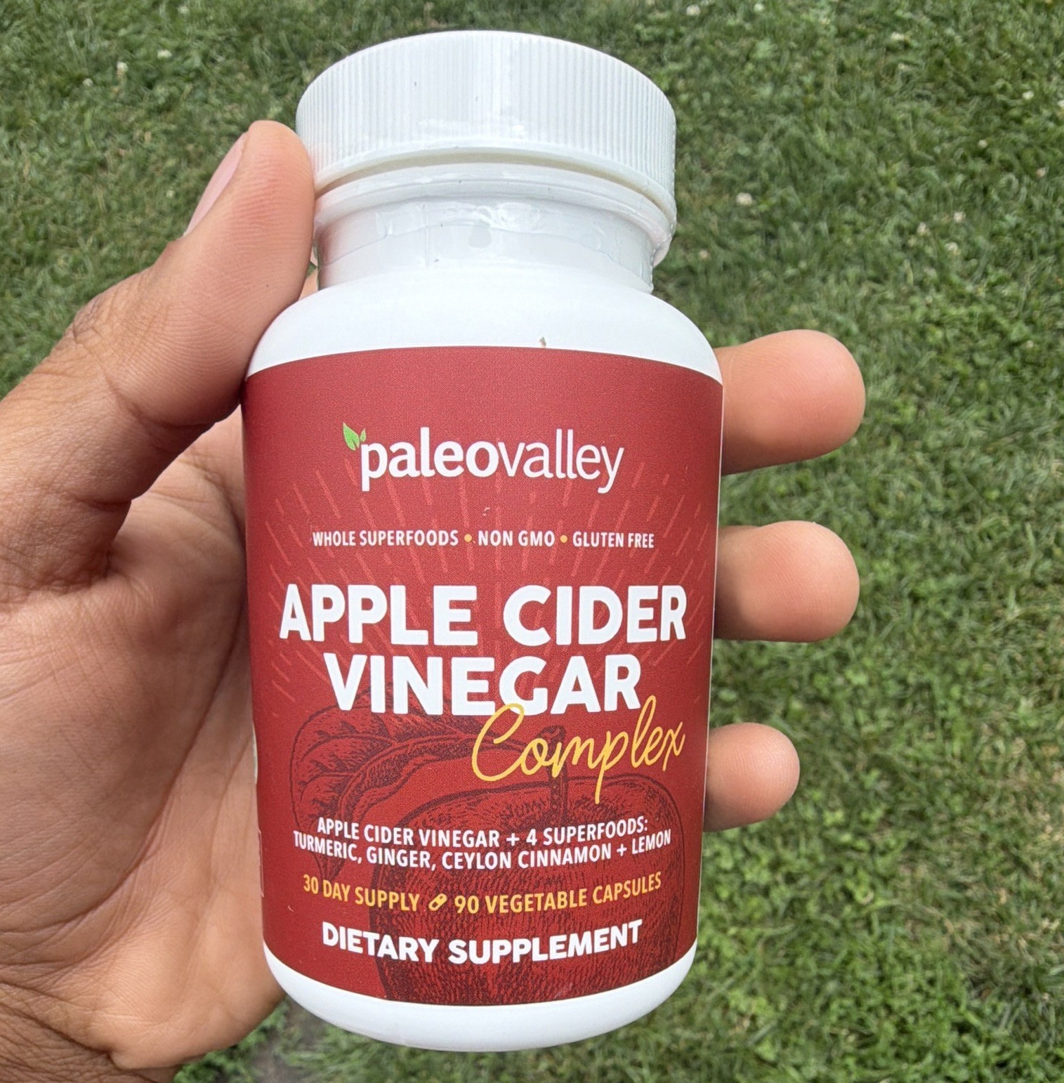 Paleovalley Apple Cider Vinegar Complex Veggie Capsules with Superfoods 90 Ct