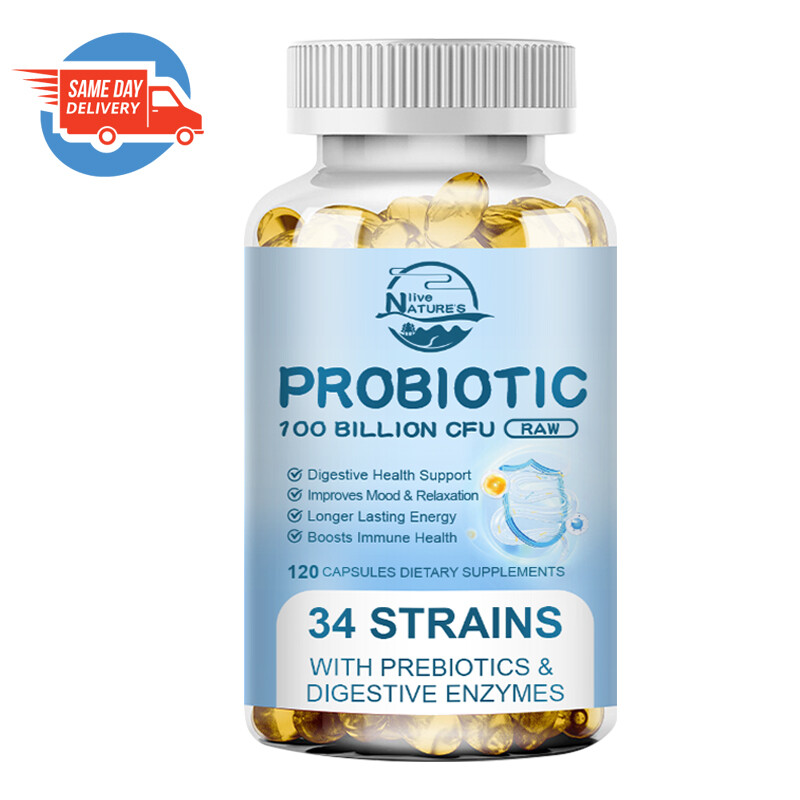 Digestive Enzymes Prebiotic&Probiotics Gas,Constipation&Bloating Relief