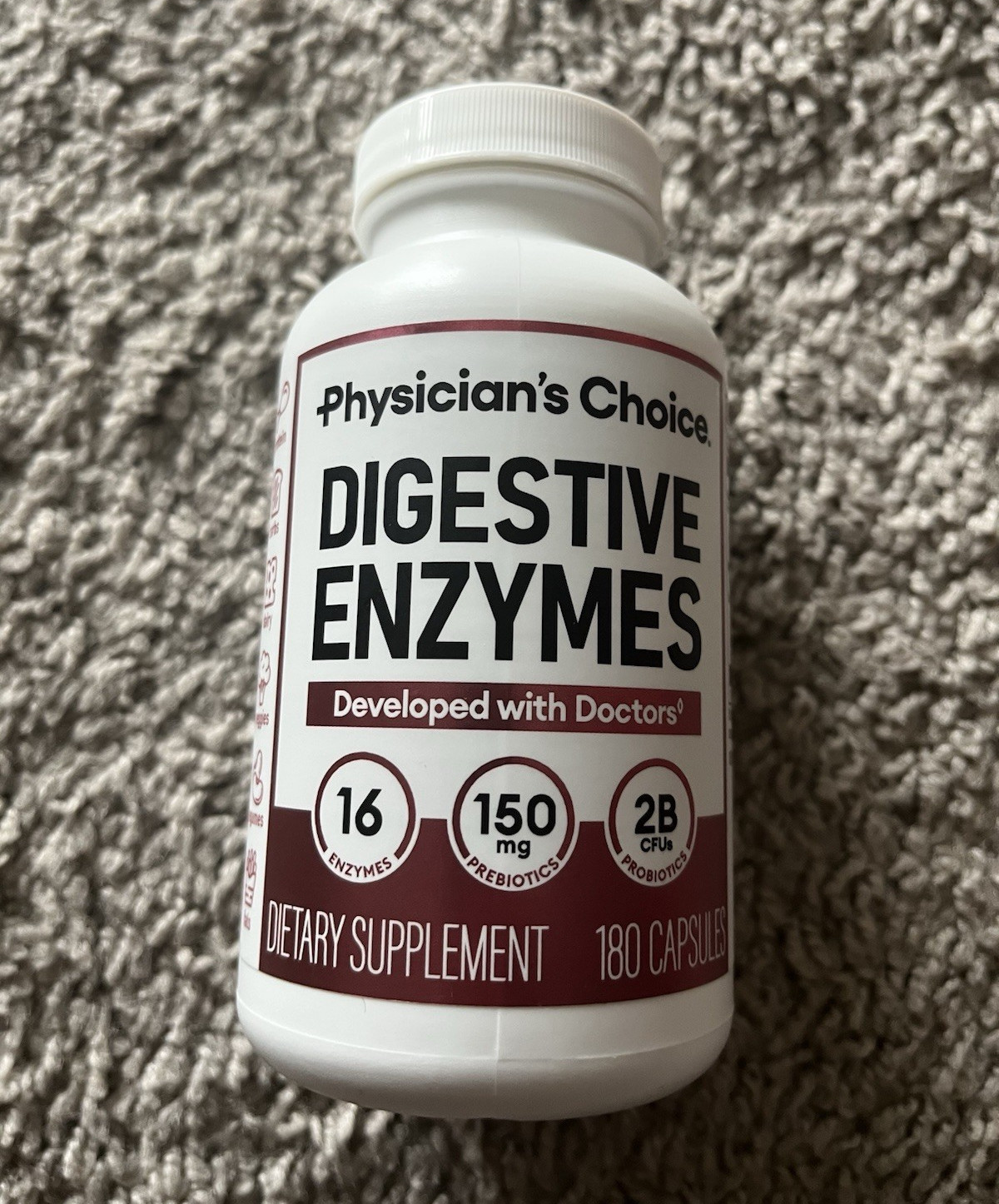 Physician’s Choice Digestive Enzymes Digestive Support w/ Pre Probiotics 180