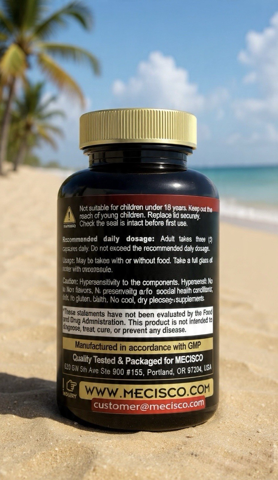 Mecisco Myo-Inositol 1000mg D-Chiro Inositol DIM Vegan 90 Caps Expires 01/2028