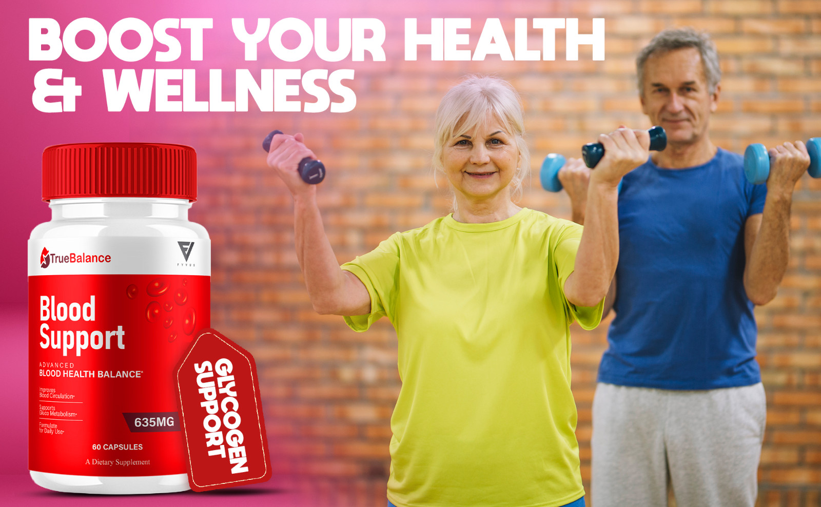 (5 Pack) TrueBalance Blood Support, True Balance Advanced Formula (300 Capsules)