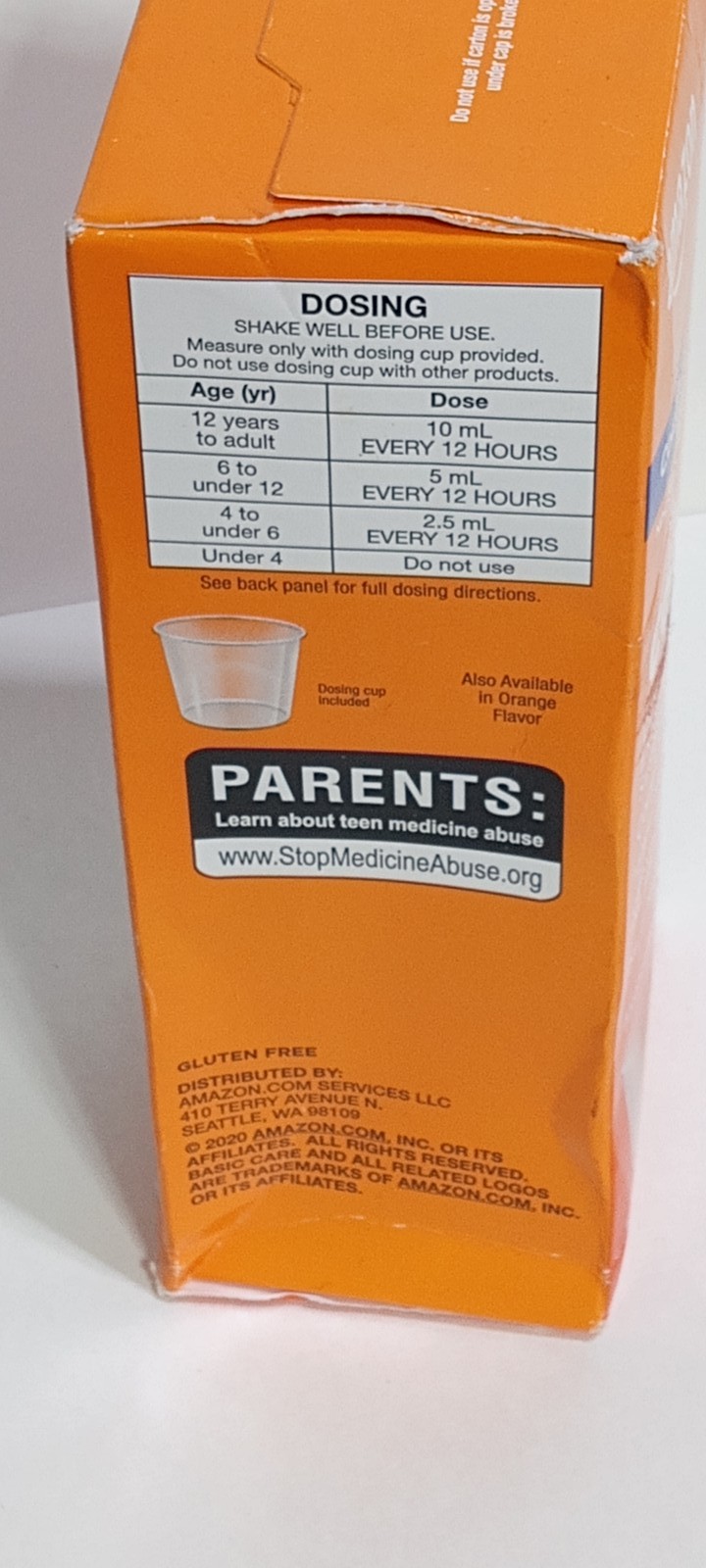 Amazon Basic Care Cough DM Dextromethorphan Polistirex Extended-Release Grape