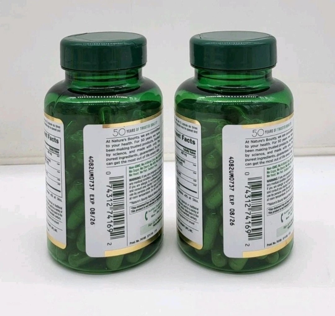 Nature’s Bounty Echinacea Complex 450 mg 100 Capsules 2-PACK Exp 08/26
