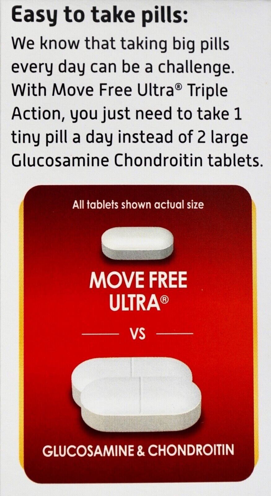 Schiff Move-Free Joint Health ULTRA Triple-Action Type II Collagen Coated Tablet