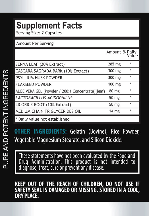 Psyllium husk powder organic – ADVANCED 15 DAYS CLEANSE – mood aid – 1 Bottle