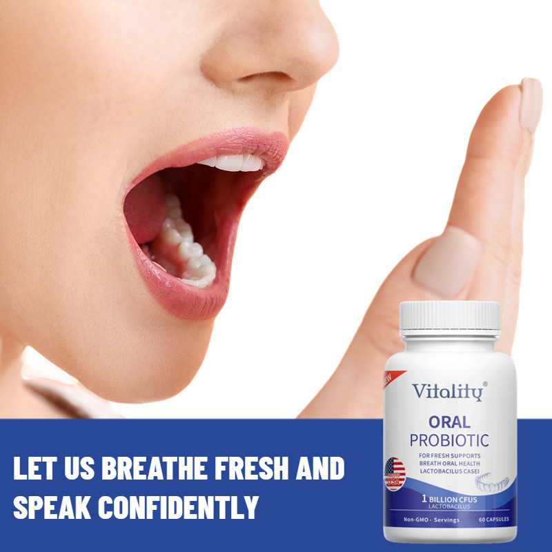 ORAL PROBIOTIC FORFRESH SUPPORTS BREATH&ORAL HEALTH 1 BILLION CFUS LACTOBACILUS