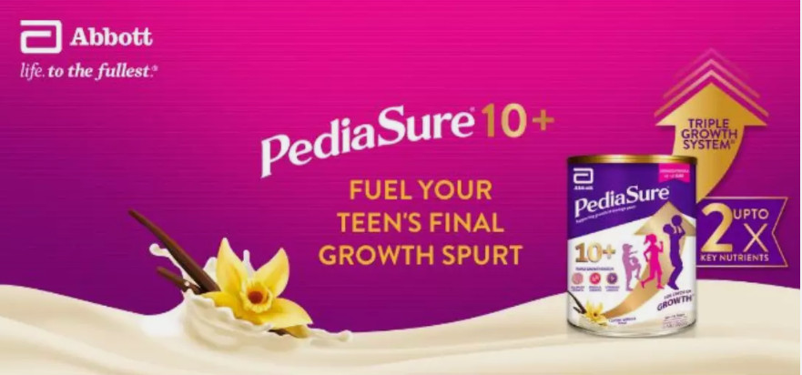 4 X Abbott Pedia Sure Optiheight Increase Height Kids 10-15 Yrs Old Vanilla 850g