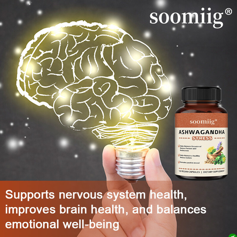 Ashwagandha for Stress | Calming KSM-66 Extract | Vegan | 1300mg Capsules
