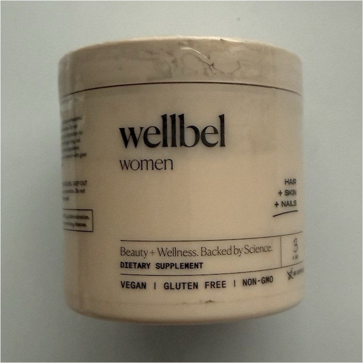 Wellbel Women Hair Skin & Nails Supplement 90 Capsules Vegan Exp 12/27