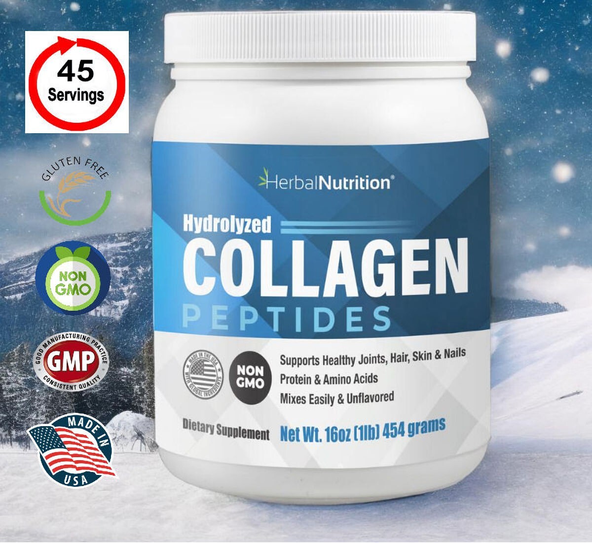 Best Collagen Peptides Powder Provides Vital Proteins For Bones, Joints Skin!
