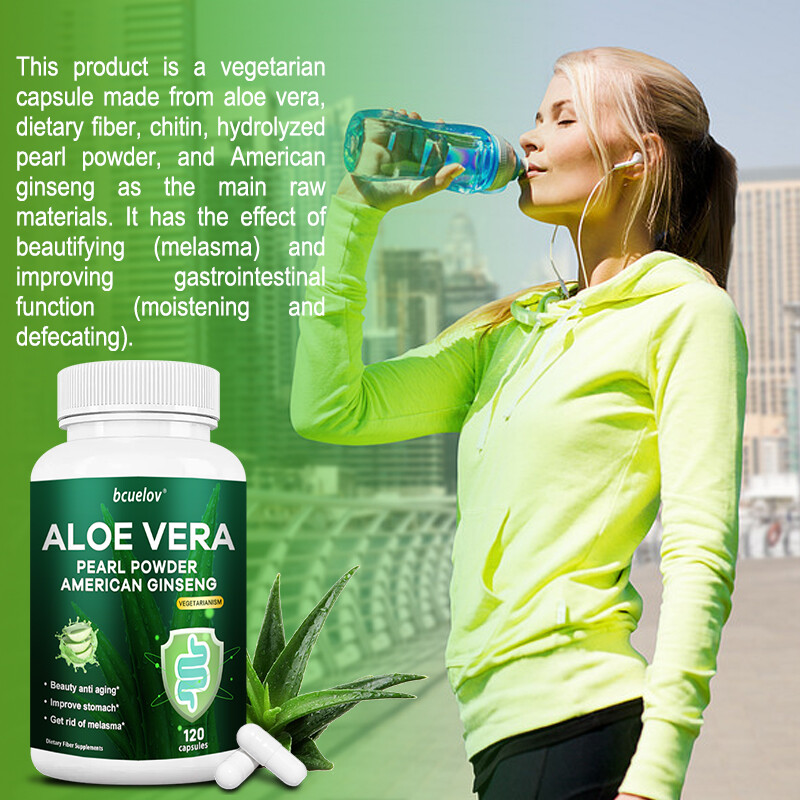 Aloe Vera Pearl Powder American Ginseng Digestive Support Improves Stomach New
