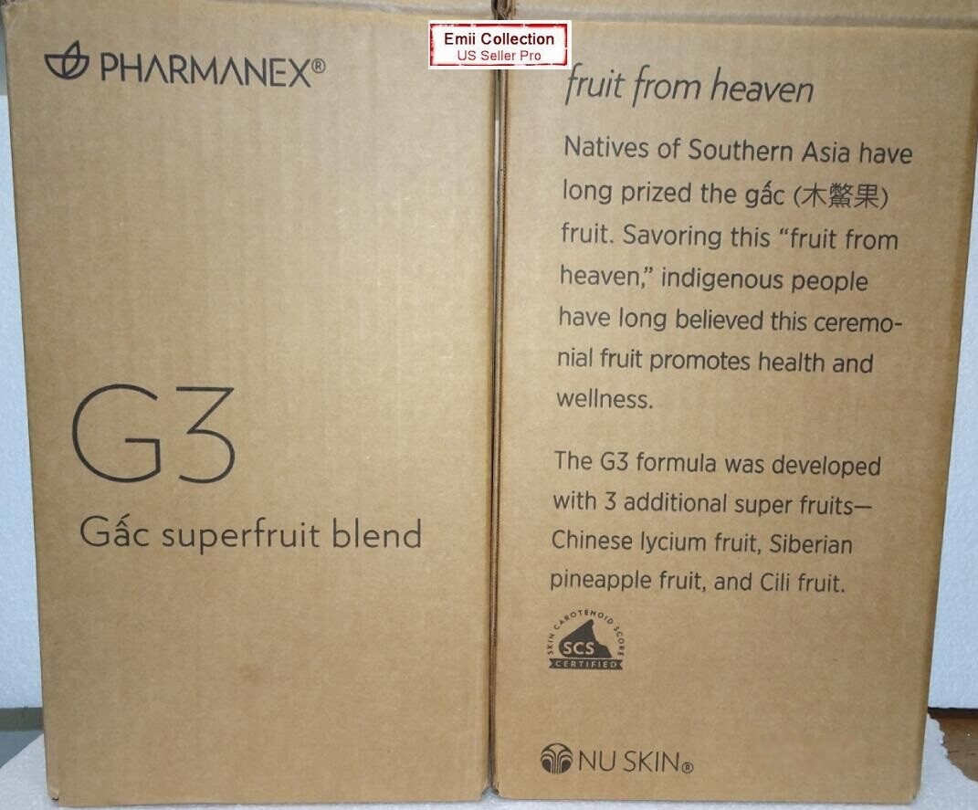 Nu Skin Nuskin Pharmanex Gac G3 Juice Pack (2 Bottles) Sealed New