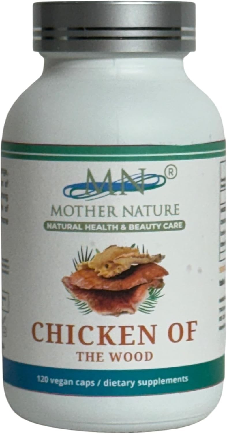 Mother Nature Chicken of the Wood Mushroom Herbal Supplement – Vegan Capsules