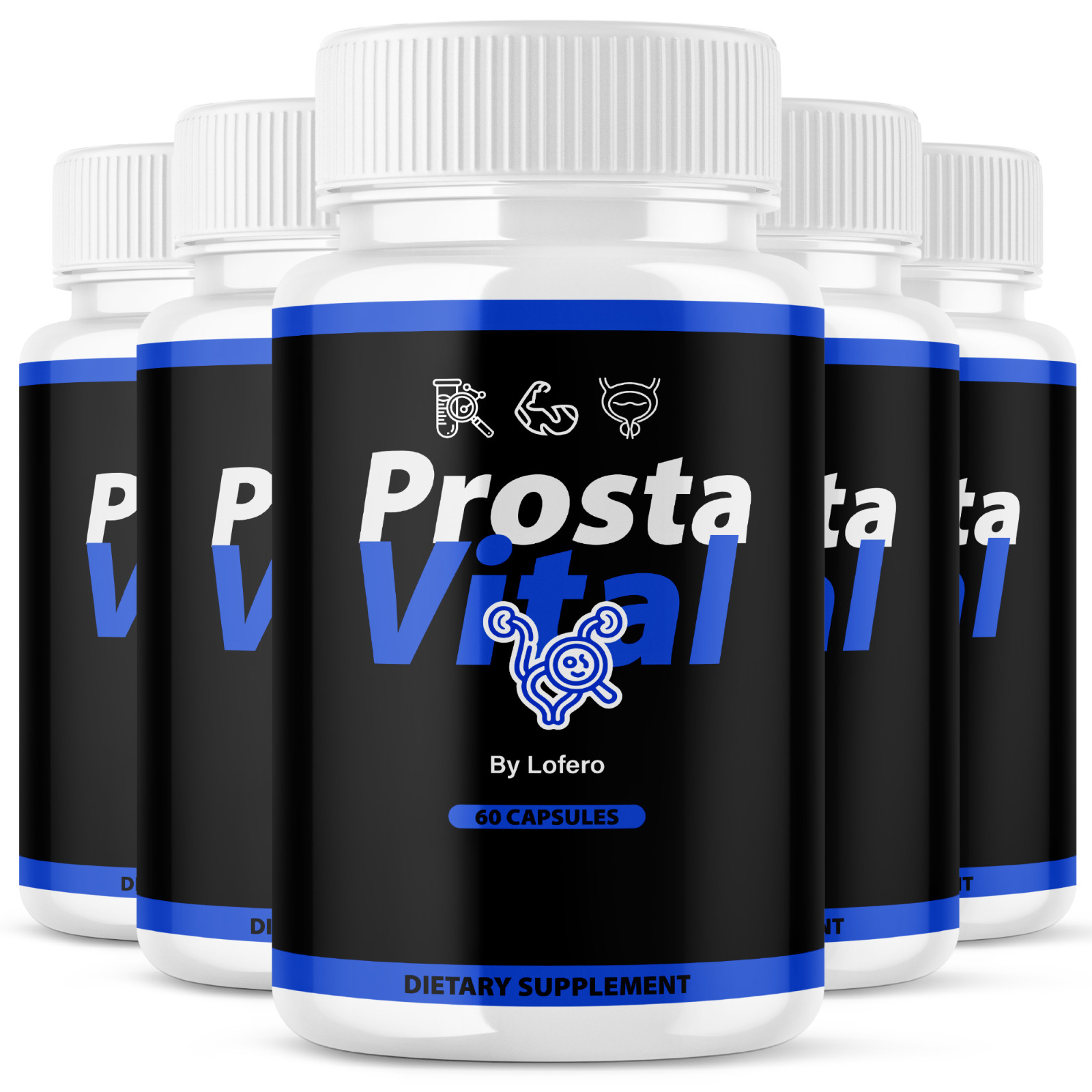 (5 Pack) ProstaVital Supplement, Prosta Vital Pills Advanced Formula (300ct)