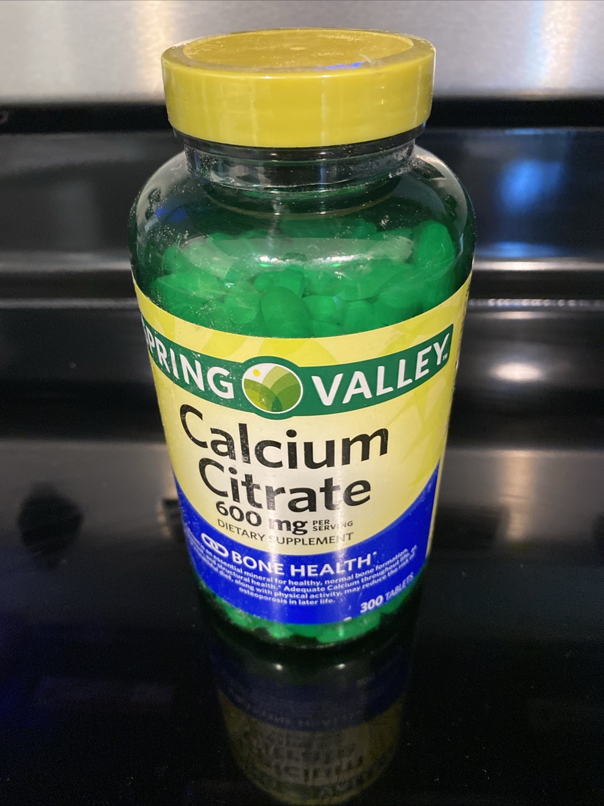 Spring Valley Calcium Citrate 600mg, 300 tablets. Exp: 11/2026