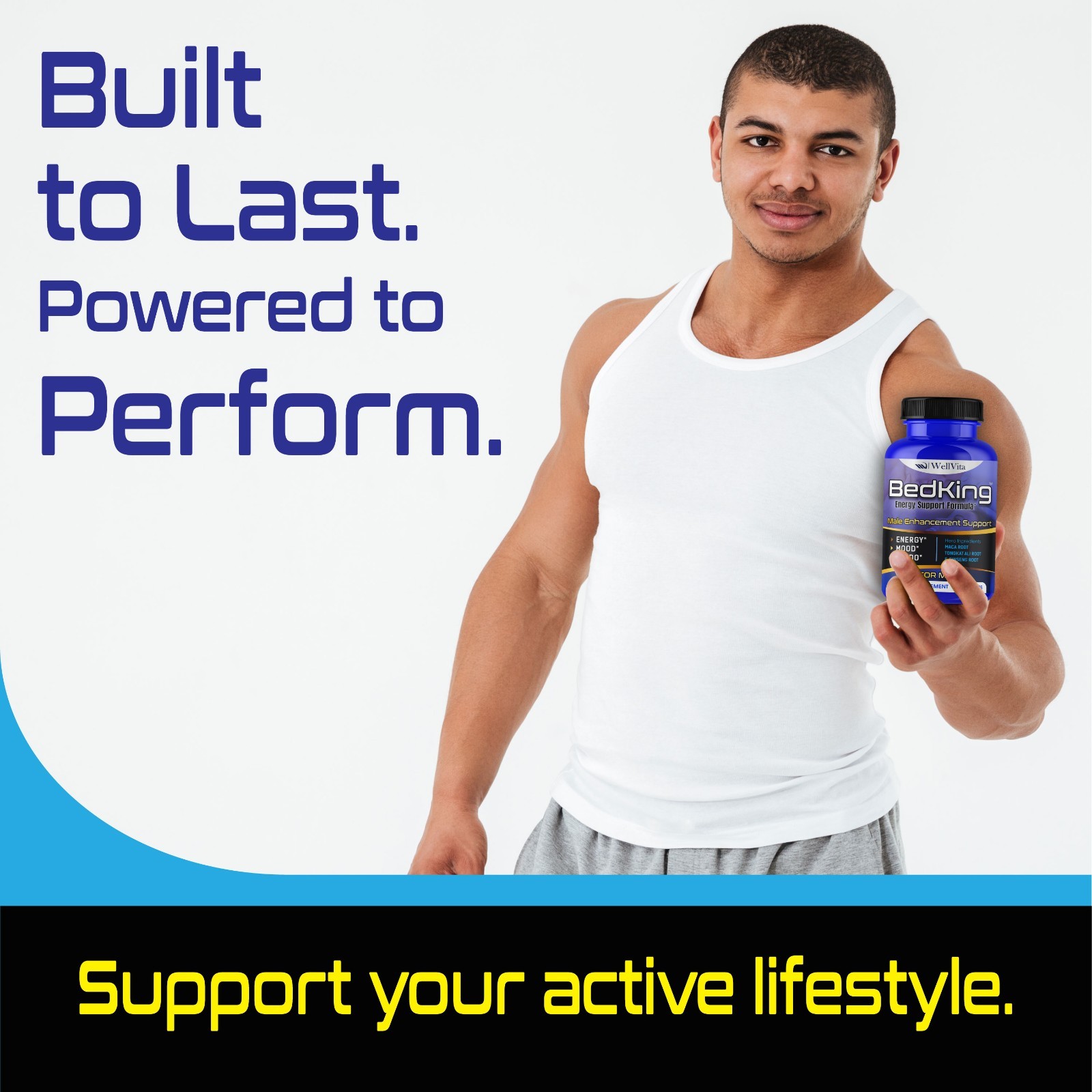Testosterone Booster for Men Energy, Libido Enhancement Performance Pills (60)