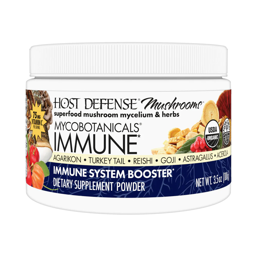 Host Defense Immune Booster Powder 3.50 oz – Gut Health Immune Support, Chaga
