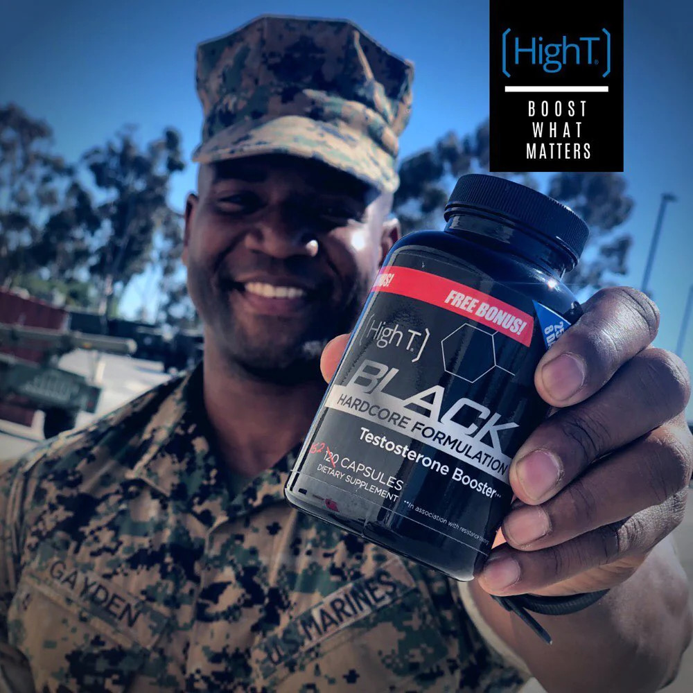 High T Black 120ct Natural Testosterone Booster – Strength, Stamina, Libido