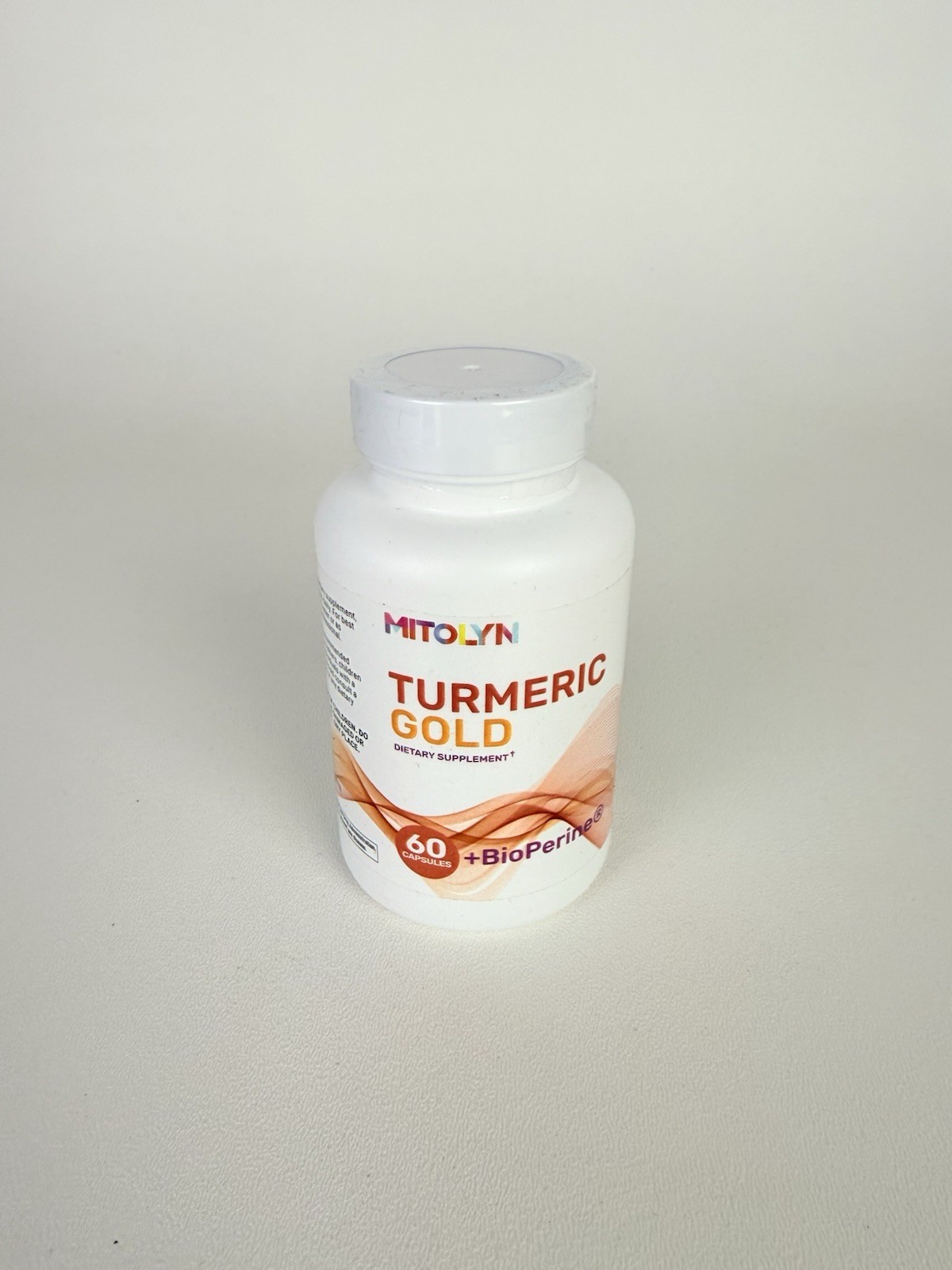 Mitolyn Turmeric Gold +BioPerine 60 Capsules Exp. 2/2027