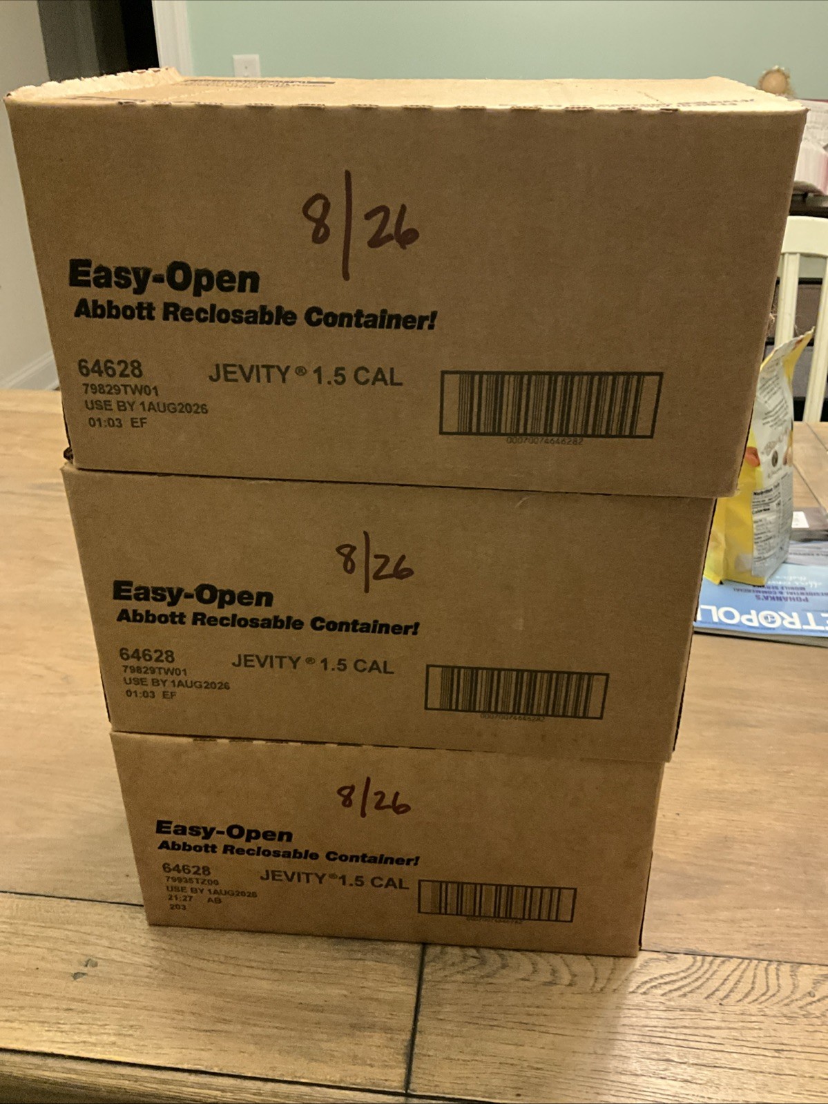 Lot Of 3 CASES 48 Cartons Jevity 1.5 8 Oz EXP: August 2026 New