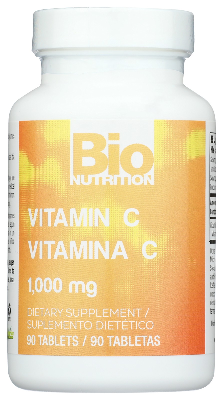 Vitamin C 1000 Mg Dietary Supplement By Bio Nutrition 90 Tablets 1 Pack