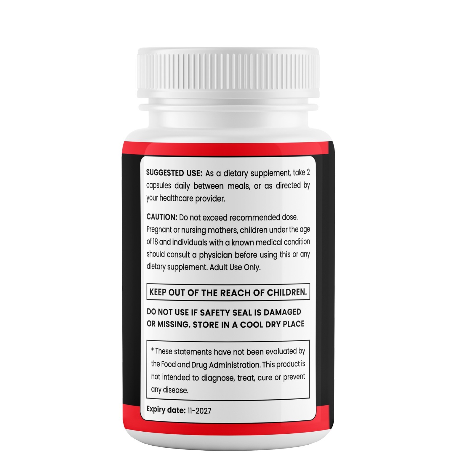 (5 Pack) Erec Boost MAX for Men ED Maximize Energy Vitality Enhancement, Stamina