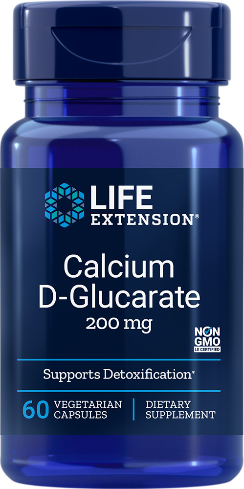 Life Extension CALCIUM D GLUCARATE 200 MG 60 VegCaps