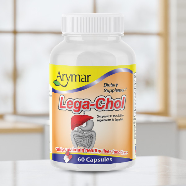 Arymar Lega-chol Liver Health Supplement, 60 Caps – Supports Liver Function