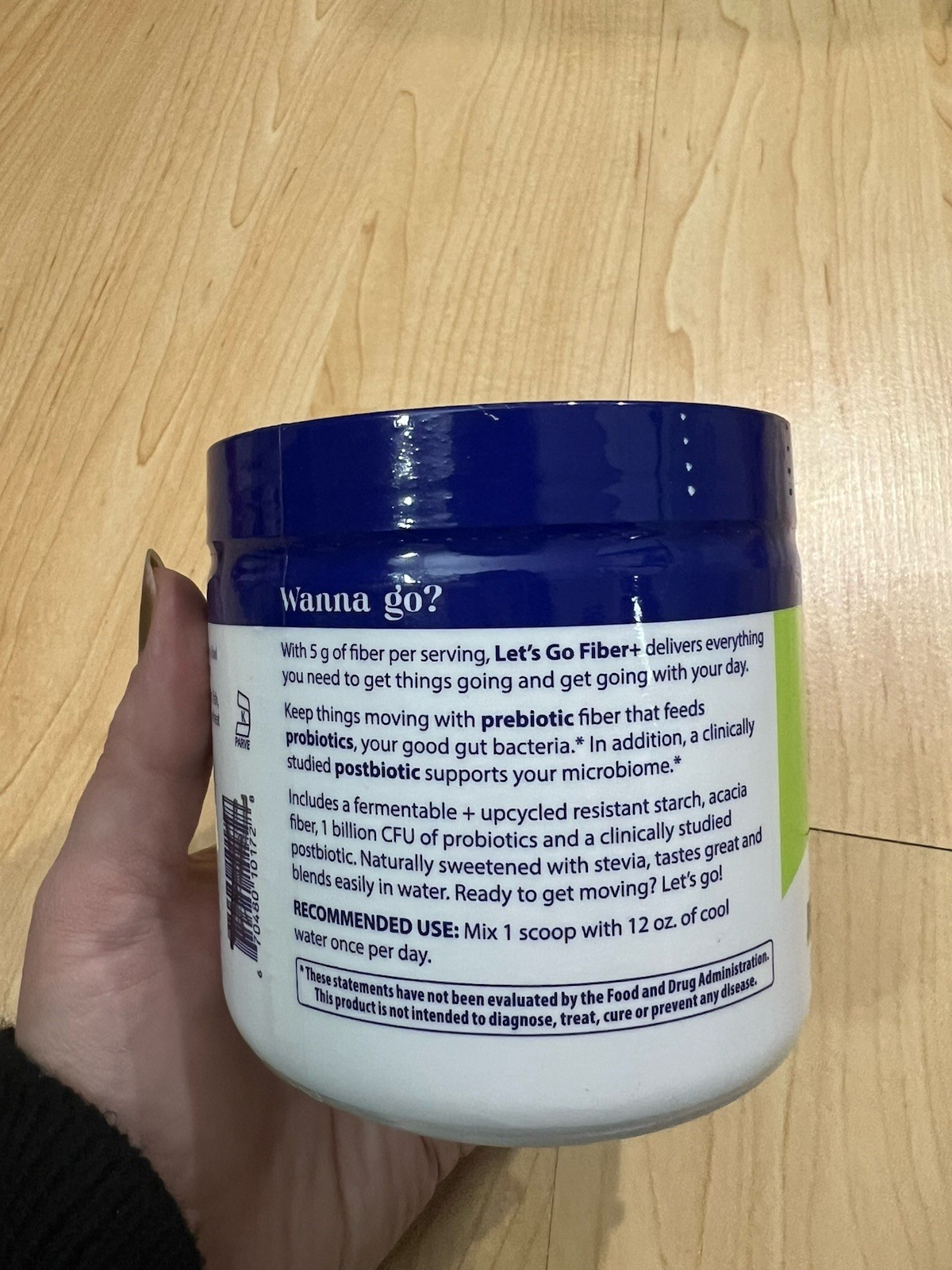 Enzymedica Let’s Go Fiber+ Strawberry Kiwi Powder 9.21oz Vegetarian Kosher