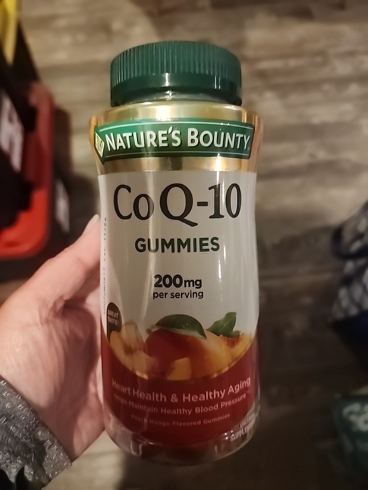 Nature’s Bounty 200mg Co Q-10 Gummies-100 ct.-Peach Mango Flavor-Exp. 11/26