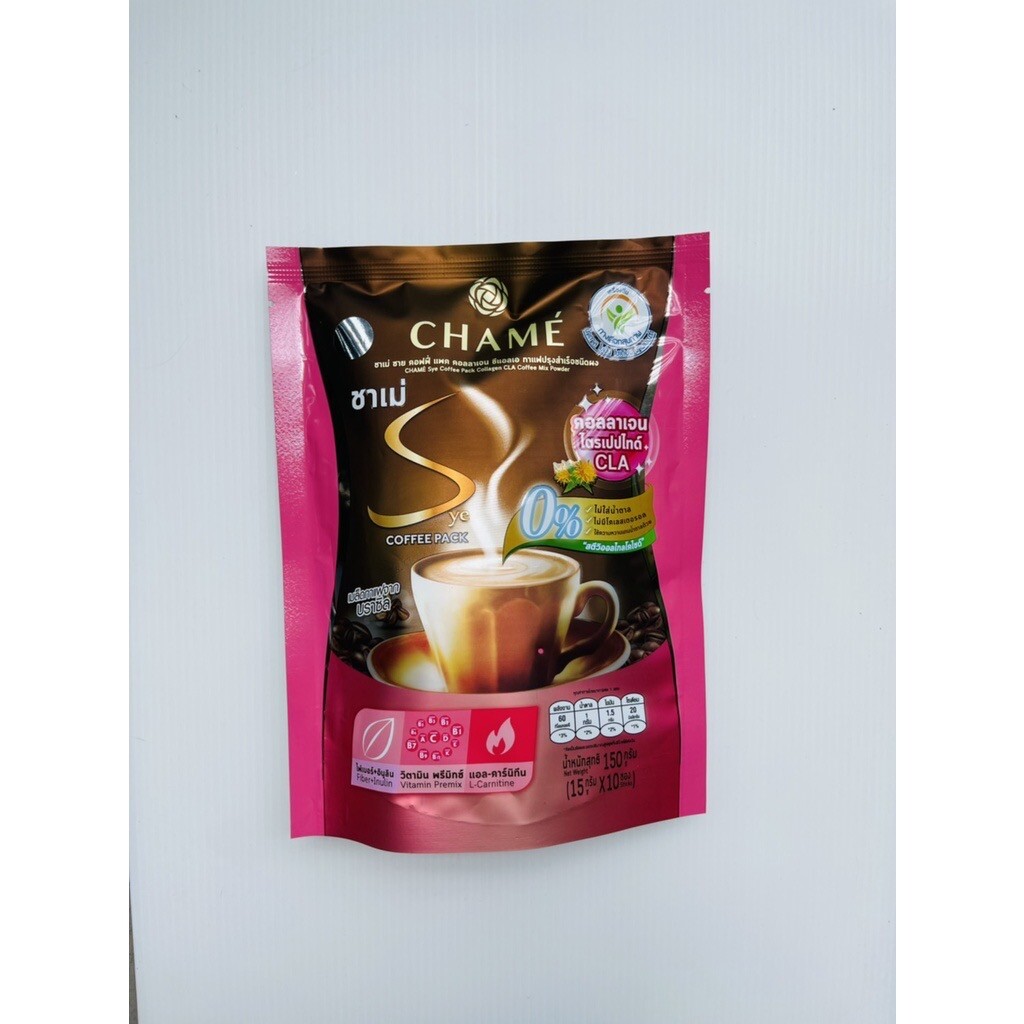 3x Chame Sye Coffee Pack Tripeptide Collagen 15g x 60 Sachets