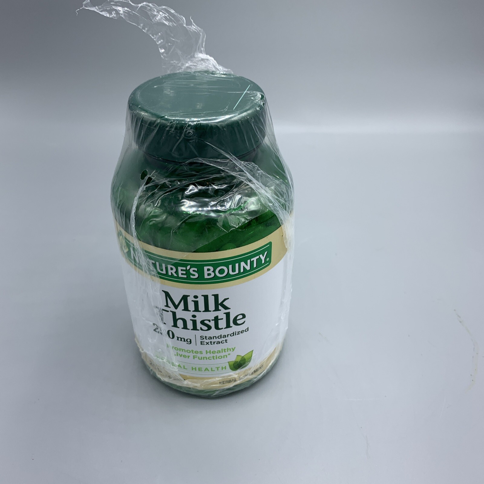 Nature’s Bounty Milk Thistle Capsules 250 Mg 200 Ct EXP 03/2028