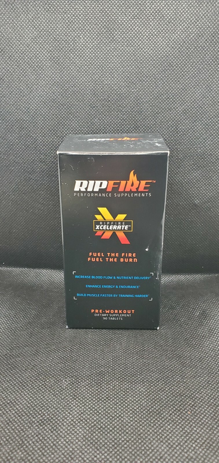 RipFire Pre-Workout Energy Dietary Performance Supplement 90 Tablets NEW USA