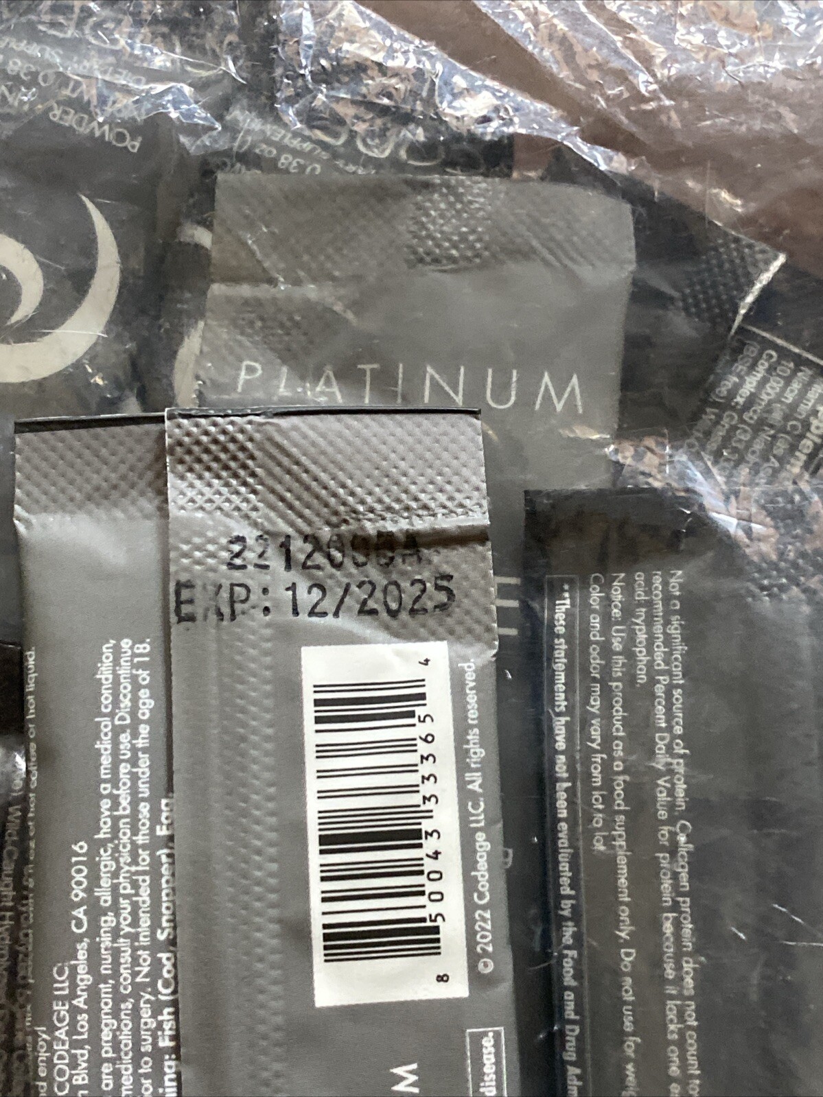 Codeage Multi Collagen and Biotin 10,000 mcg + Multivitamin, 27 Powder Packets