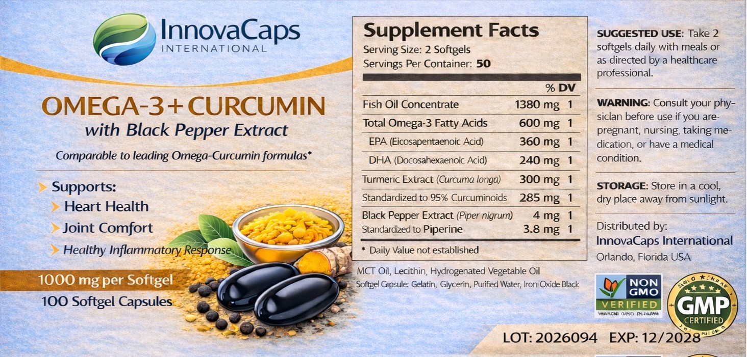 Omega 3 Curcumin Black Pepper 1000mg 100 Softgels compared nordic curcumin