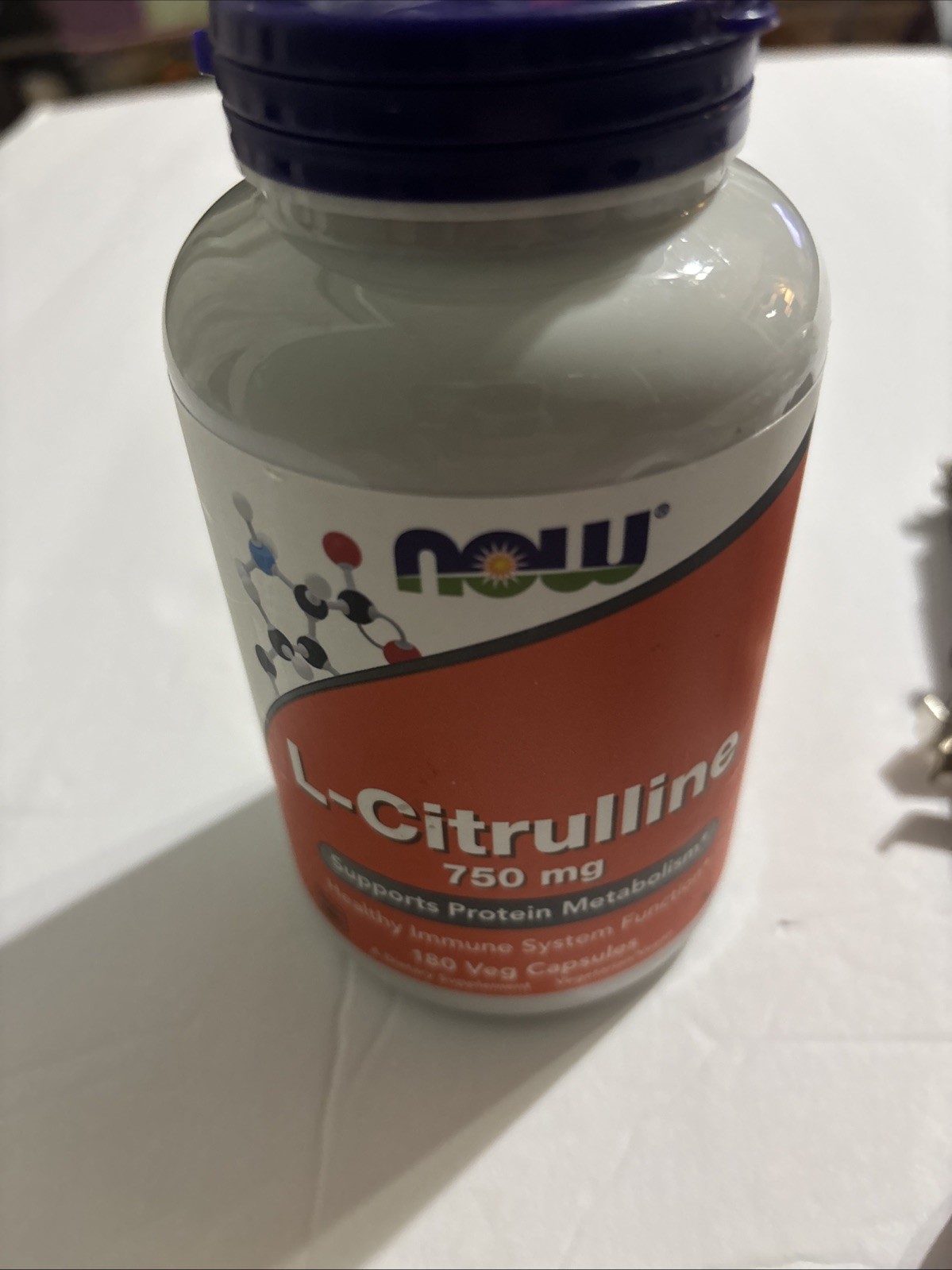 NOW FOODS L-Citrulline 750 mg 180 Capsules 11/2026