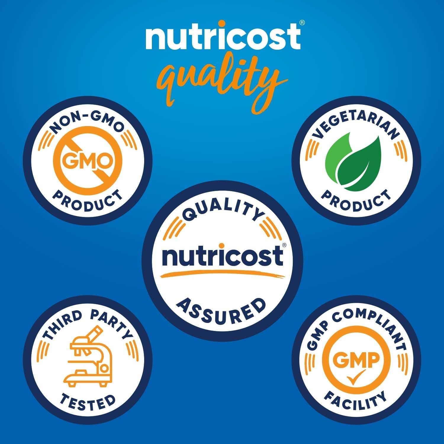 Nutricost Turmeric Curcumin with BioPerine 95% Curcuminoids 2300mg 120 Capsules