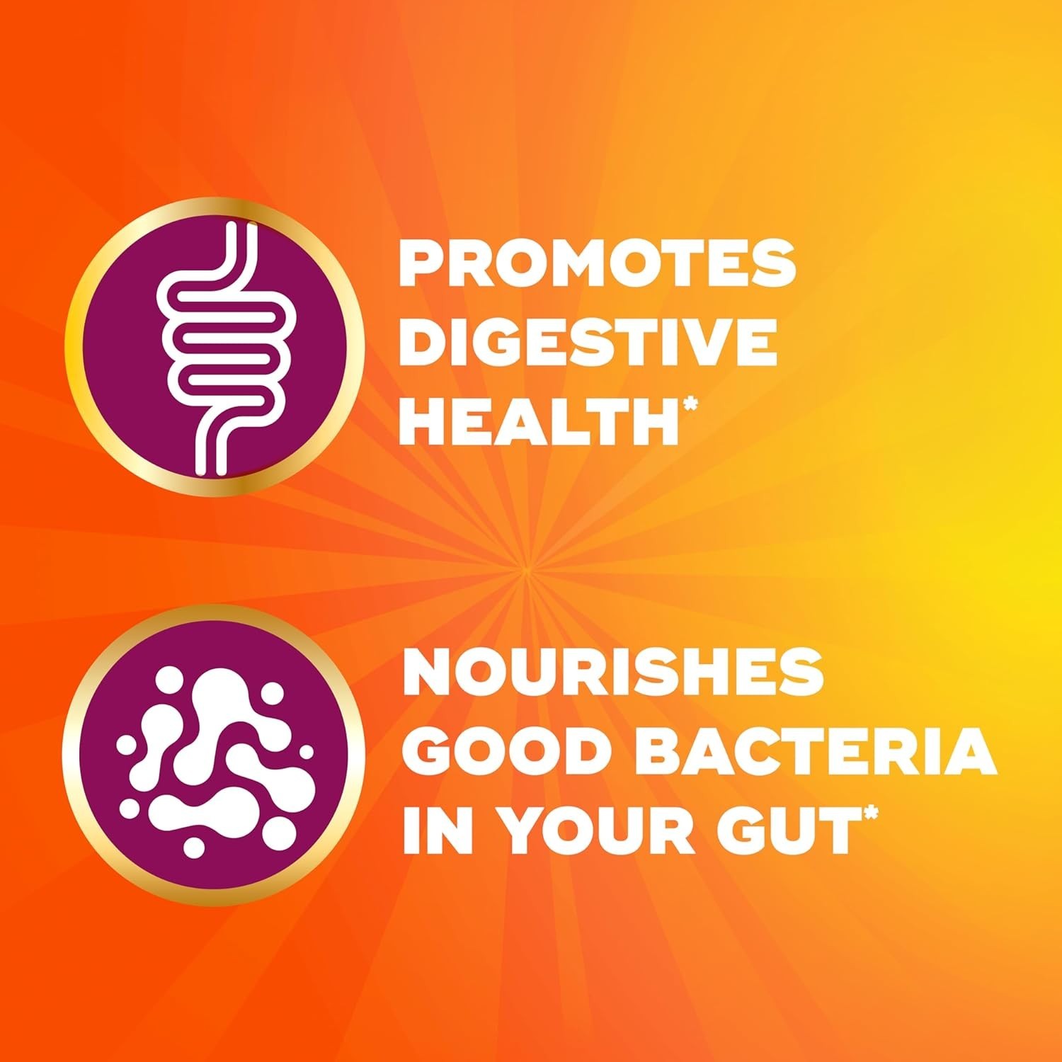 Metamucil Fiber Supplement Gummies Orange Flavor – 72 Count