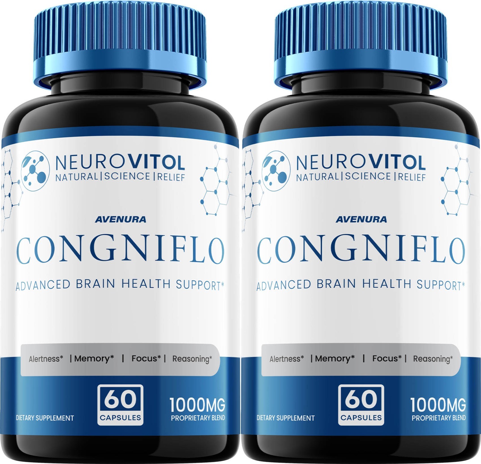 (2 Pack) Congniflo Capsule – Neurovitol Congniflo Advanced Formula Health Brain
