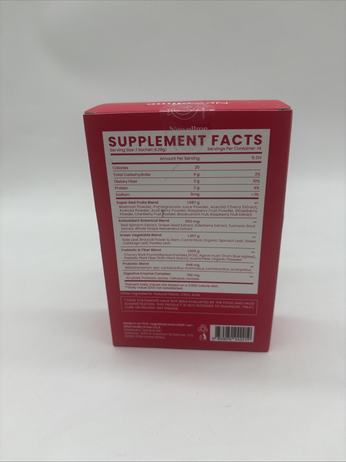 Newellme Balance Master Superfoods Beet Root Powder Mixed Berry 14ct Exp 01/2028