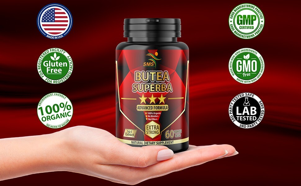 Butea Superba Pills Red Kwao Krua 1000mg DAILY Caps Mens Health ORGANIC