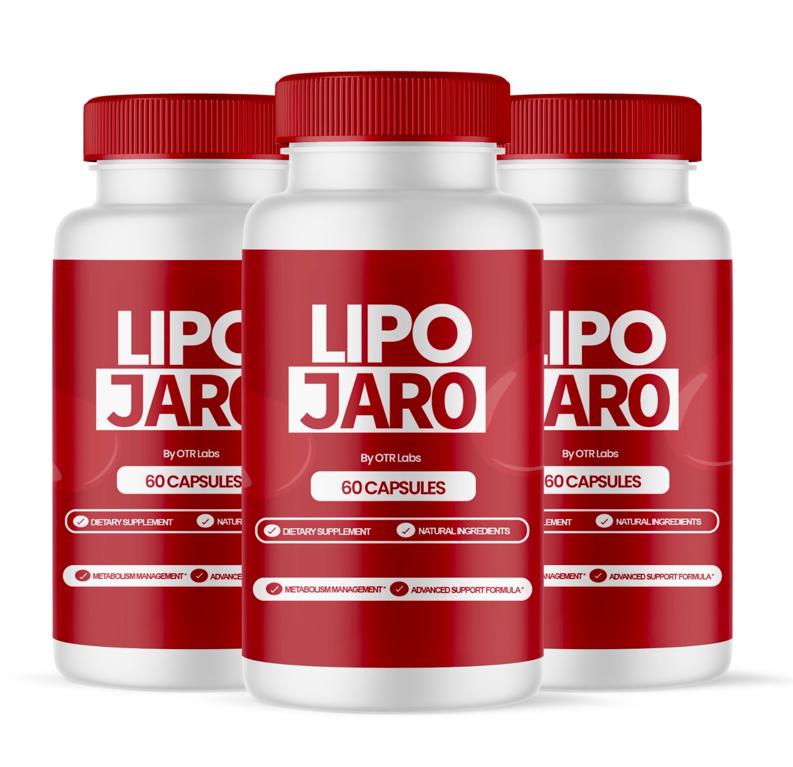 Lipo Jaro Weight Support Dietary Supplement 180 Capsules Genuine LipoJaro